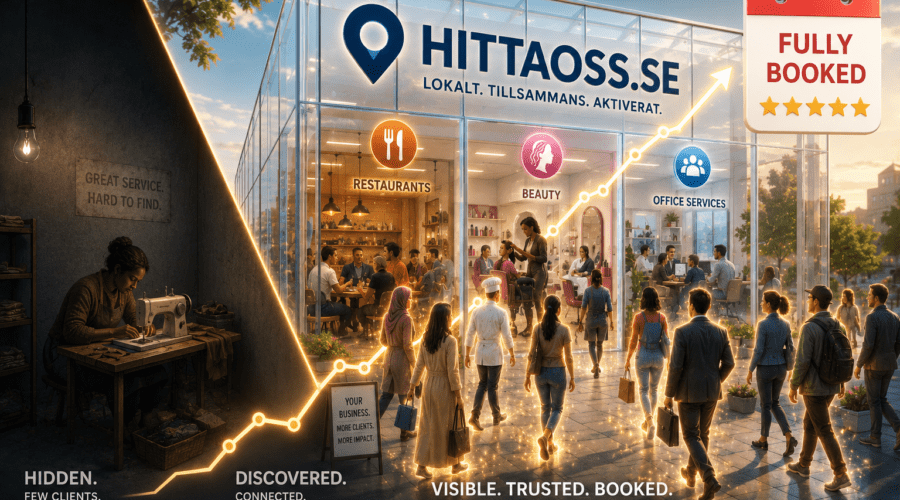 From Invisible to Fully Booked — How Small Business Owners in Sweden Are Using HittaOss to Grow